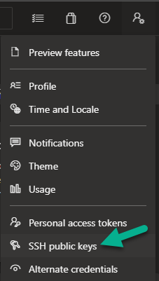 Azure DevOps SSH keys